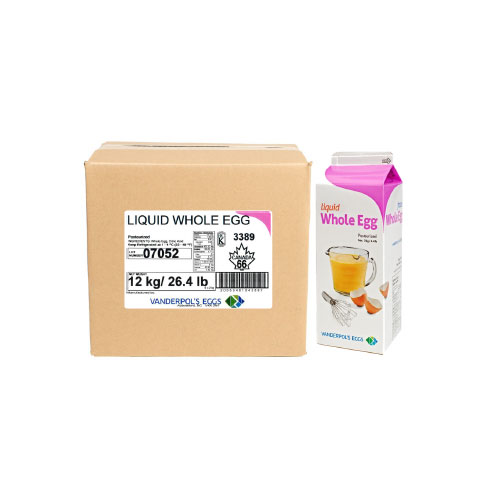 Liquid Whole Egg Carton